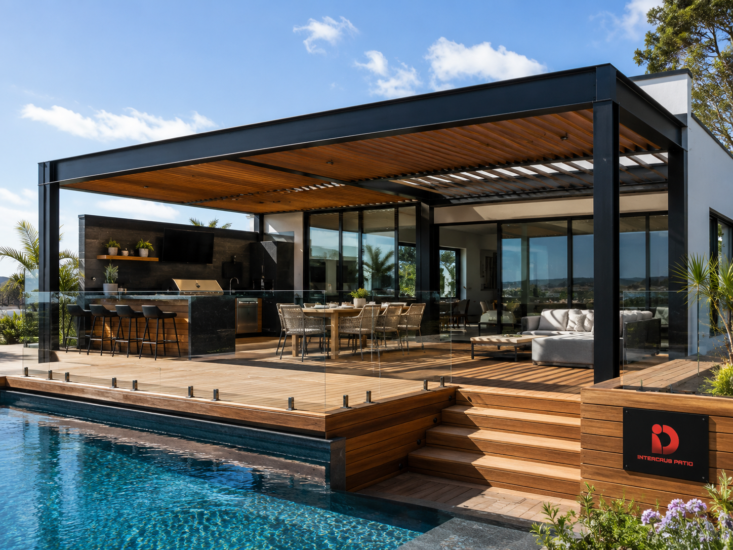 modern patio